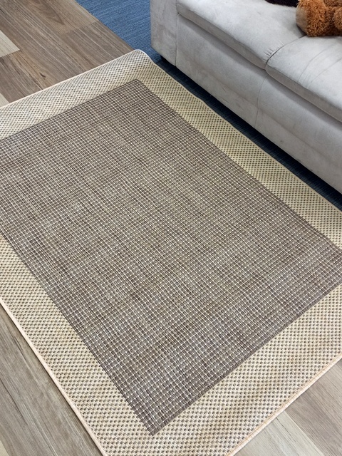 Flat-weave Evalasting Coffee Natural Floor Rugs Door Mats & Runner