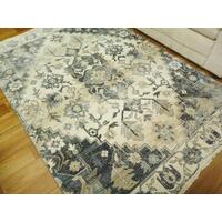 Worn Look Persian Design Blue Medallion Weavers High Quality Floor Area Rug 160x230CM