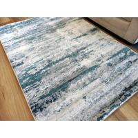 Modern Madeline Design Grey Green Abstract Floor Area Rugs