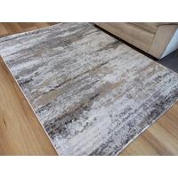 Modern Madeline Design Grey Gold Abstract Floor Area Rugs