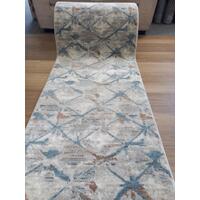Clearance Hallway Runner Ivory Light Grey Multi Highgate 9mm Thick Trellis