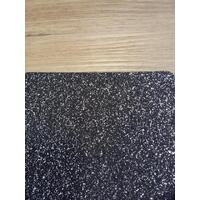 Black with Silver Glitter Expo Event Carpet Runner 2m x 20m Long Rolls Bulk Order - Online Only