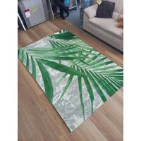 Indoor Outdoor Amazon Palm Fronds Floor Area Rug