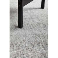 Langure Hand Loomed Rayon & Polyester Silver Floor Area Rugs - Online
