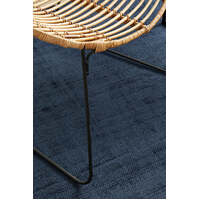 Fortune Hand loomed Viscose Denim Floor Area Rugs - Online
