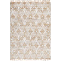 Spah Hand loomed Flat-Weave Cotton & Jute Rosa Natural Floor Area Rugs - Online