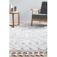 Beida 40mm Thick Shag Fez White Floor Area Rugs - Online