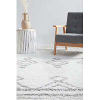 Beida 40mm Thick Shag Temara White Floor Area Rugs - Online