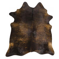 Exquisite Natural Cow Hide Dark Brindle 170x180cm Area Floor Rugs- Online