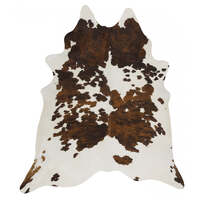 Exquisite Natural Cow Hide Black Tricolor 170x180cm Area Floor Rugs- Online