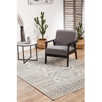Rotabhi Non-Shed 10mm Thick Addison Silver Circles Floor Area Rugs, Circles, and Runner  - Online