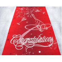 Event Wedding Congratulations Red Carpet Runner 100cm x 20m Roll Bulk Order