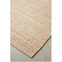 Sahand Jute & Cotton Flat-Weave Cali Natural Floor Area Rugs - Online