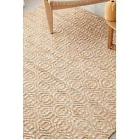 Sahand Jute & Cotton Flat-Weave Stina Natural Floor Area Rugs - Online