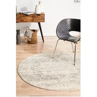 Evoke 253 White Silver Floor Area Rugs Runners and Circles - Online