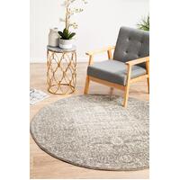 Evoke 256 Grey Floor Area Rugs Runners and Circles - Online