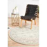 Evoke 261 White Floor Area Rugs Runners and Circles - Online