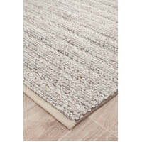 Spring 20mm Thick Hand-Woven Wool & Viscose Natural Floor Area Rugs - Online