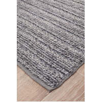 Spring 20mm Thick Hand-Woven Wool & Viscose Steel Floor Area Rugs - Online