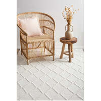 Utah Wool & Polyester White Floor Area Rugs - Online