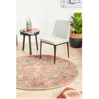 Legacy 856 Crimson Round Floor Area Rugs - Online