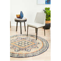 Legacy 863 Navy Round Floor Area Rugs - Online