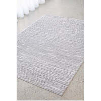Aster 12mm Thick Woven Suri Silver Floor Area Rugs - Online