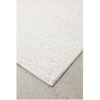 Aster 12mm Thick Woven Suri White Floor Area Rugs - Online