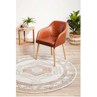 Festive 10mm Thick Woven Natural Circles Floor Area Rugs, Circles, and Runner  - Online