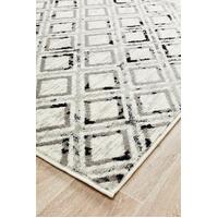 Metro 607 Black White Floor Area Rugs - Online