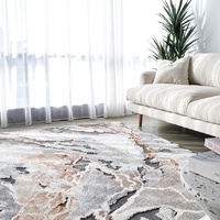 Jewel 20mm Thick Contemporary Woven Rust Floor Area Rugs and Hallway Runners-Online