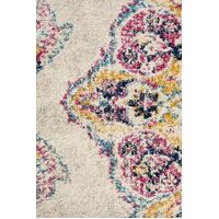 Museum 864 Bone Round Floor Area Rugs - Online