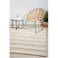 Tewani 8mm Thick Hand-Braided Jute Natural White Floor Area Rugs and Runner - Online