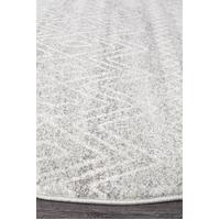 Oasis 454 Silver Round Floor Area Rugs - Online
