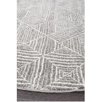 Modern Contemporary Casablanca Silver Oblongs & Round Rugs & Hall Runners  - Online