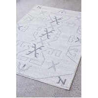 Tranquil 10mm Thick Polypropylene Woven Grey Floor Area Rugs, Circles, and Runner  - Online