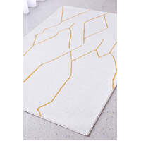 Tranquil 10mm Thick Polypropylene Woven Gold Floor Area Rugs, Circles, and Runner  - Online