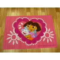 Kids Area Rugs Dora Hearts 100x150cm