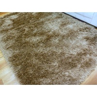 Shag Rugs Fur Frosted Almond Shaggy Rugs 160x230cm