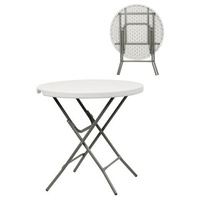 10 Round Folding Event Banquet Commercial Grade Blow Moulded 60cm Table Package Deal