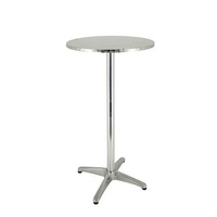 10 of 60cm Round Cafe Bar Pub Tilt Table Top with Adjustable Table Height of 70/114cm Online