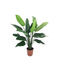 6 of Artificial Plants Potted Bird Of Paradise Leaf Plant 70cmHx135cmD