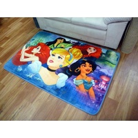 Super Soft Childrens Floor Rugs Princess Collage 100X150CM