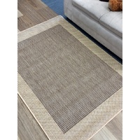 Flat-weave Evalasting Coffee Natural Floor Rugs Door Mats & Runner Rubber Backed