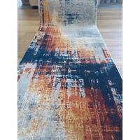 Clearance Hall Runners Modern Swanbourne Design Abstract Multi Floor 80cm Wide End of Roll Edged