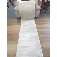 Luxury Hall Runner by the Meter 80cm Wide Sand Lavishly Soft Pile 13mm Thick