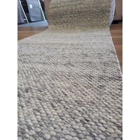 Wool Hall Runner Elements Smoke 80cm Wide by the meter