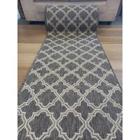 Clearance Hall Runners Gest Metal Flat-weave Moroccan 67cm Wide End of Roll Edged