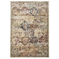 Luxury Pastels Medallions Stunning Designer Floor Area Rug Ivory