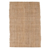 Chunky Natural Fiber Barim Floor Area Rug and Runners